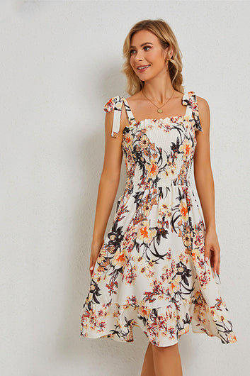 Sling floral print dress