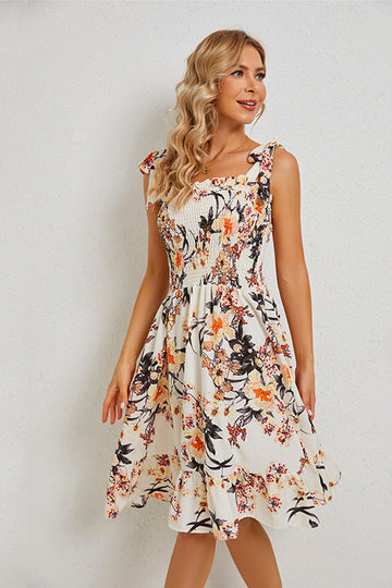 Sling floral print dress