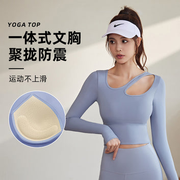 Juyi Tang Quick Drying Sports Set No Wear Underwear Fashion Casual Yoga Set Seamless Nude Fitness Set